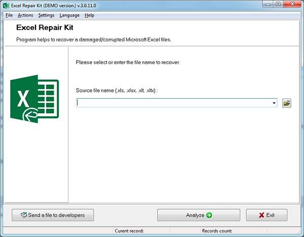 free Excel Repair Kit