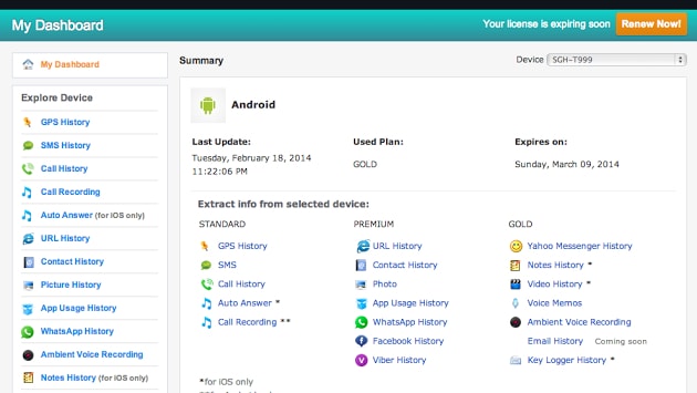 Free Monitoring Apps for android