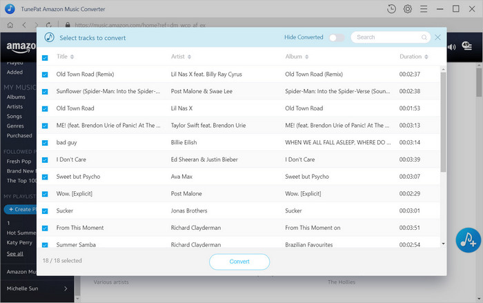 Add Amazon Music to Amazon Music Converter