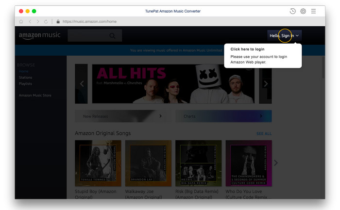 Launch Amazon Music Converter